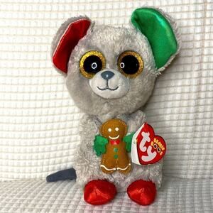 TY Beanie Boos Mac the Mouse Christmas